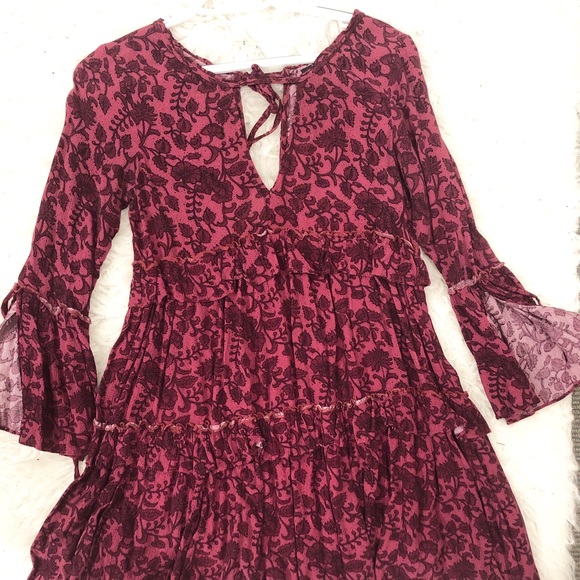American Eagle | Boho Ruffle Bell Tier Dress✨🥀🌞 - Picture 6 of 6
